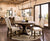 Furniture Of America Julia Light Oak/Beige Rustic Round Dining Table Model CM3014RT
