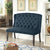 Furniture Of America Sania Antique Black/Blue Rustic 2-Seater Loveseat Bench, Blue Model CM3324BK-BL-BN