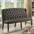 Furniture Of America Sania Antique Black/Gray Rustic 3-Seater Loveseat Bench Model CM3324BK-GY-BNL
