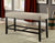 Furniture Of America Sania Rustic Oak Rustic Counter Height Bench Model CM3324PBN