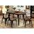 Furniture Of America Cooper Dark Bronze/Dark Oak Industrial Dining Table Model CM3529T