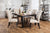 Furniture Of America Marshall Rustic Oak Rustic Dining Table Model CM3564T