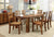 Furniture Of America Frontier Dark Oak Rustic Dining Table Model CM3603T