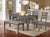 Furniture Of America Viana Gray/Light Gray Transitional Dining Table Model CM3716T-64