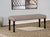 Furniture Of America Hilma Beige/Espresso Transitional Bench Model CM3738BN