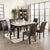 Furniture Of America Faven White/Dark Walnut Transitional Dining Table Model CM3741T