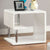 Furniture Of America Ninove White/Chrome Contemporary End Table Model CM4057E