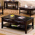 Furniture Of America Baldwin Espresso Transitional Coffee Table Model CM4265DK-C-L