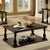 Furniture Of America Luan Dark Walnut Transitional Coffee Table Model CM4420C