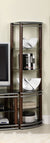 Furniture Of America Silver Creek Brown/Silver Contemporary 2-Piece Pier Shelves (1 Pair) Model CM5510-PC