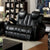Furniture Of America Zaurak Dark Gray Transitional Power Loveseat Model CM6291-LV