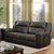 Furniture Of America Chichester Dark Gray Transitional Console Loveseat Model CM6943-LV