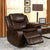 Furniture Of America Pollux Brown Transitional Glider Recliner Model CM6981BR-CH