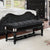 Furniture Of America Azha Black Glam Bench Model CM7194BK-BN