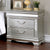 Furniture Of America Alecia Silver Transitional Night Stand With Usb, Silver Model CM7458SV-N