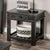 Furniture Of America Mcallen Rustic Black Rustic End Table, Rustic Black Model EM4009BK-E