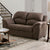 Furniture Of America Meyrin Brown Transitional Loveseat, Brown Model EM6720BR-LV