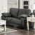 Furniture Of America Canby Dark Gray Transitional Loveseat, Dark Gray Model EM6722DG-LV