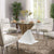 Furniture Of America Bima White/Natural Tone Contemporary Dining Table Model FOA3746T-TABLE