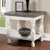 Furniture Of America Calandra Antique White/Gray Rustic End Table Model FOA4908E
