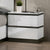 Furniture Of America Birsfelden White/Metallic Gray Contemporary Night Stand With Usb, White Model FOA7225WH-N