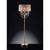 Furniture Of America Cecelia Copper Traditional Floor Lamp, Hanging Crystal Model L95126F