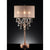 Furniture Of America Cecelia Copper Traditional Floor Lamp, Hanging Crystal Model L95126T