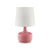 Furniture Of America Farah Pink Contemporary 17"H Matte Pink Table Lamp Model L9819PK