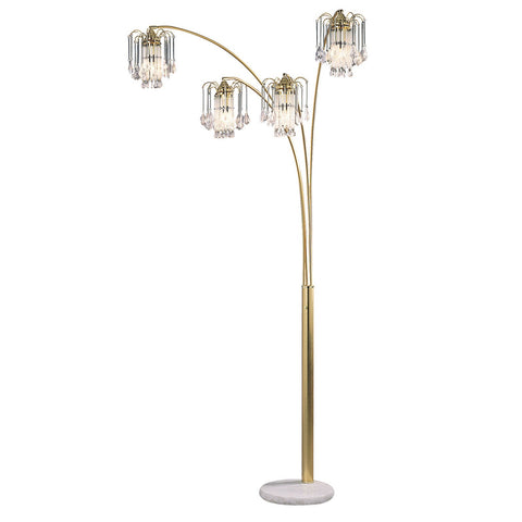 Furniture Of America Elouise Sand Gold Traditional Arch Lamp Model L99657SG