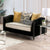 Furniture Of America Maya Black/Beige/Yellow Transitional Loveseat Model SM2285-LV