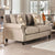 Furniture Of America Briana Beige/Gold Transitional Loveseat Model SM2676-LV