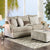 Furniture Of America Anthea Beige Transitional Sofa Model SM5140-SF