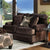 Furniture Of America Bonaventura Brown Transitional Loveseat Model SM5142BR-LV