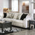 Furniture Of America Barnett Ivory Transitional Sofa Model SM5205IV-N-SF