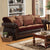 Furniture Of America Franklin Burgundy/Espresso Traditional Sofa, Burgundy Model SM6107N-SF