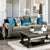 Furniture Of America Mott Gray Transitional Sofa Model SM6155-SF