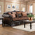 Furniture Of America Elpis Brown/Espresso Traditional Sofa Model SM6404-SF