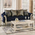 Furniture Of America Marinella Royal Blue Traditional Sofa Model SM7744-SF