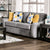 Furniture Of America Jarrow Light Gray Transitional Loveseat Model SM8001-LV