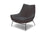 Divani Casa Colt Modern Grey Eco Leather Accent Chair