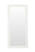 A&X Regal Modern White Crocodile Floor Mirror