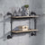 ACME Brantley Oak & Sandy Black Finish Wall Shelf Model AC00735