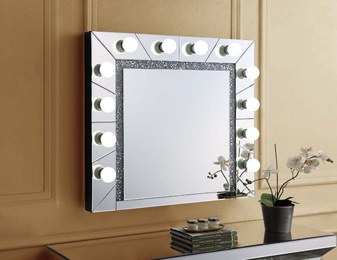 ACME Noralie Mirrored & Faux Diamonds Wall Decor Model AC00762