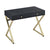 ACME Coleen  Black & Brass Finish Vanity Desk Model AC00844