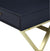 ACME Coleen  Black & Brass Finish Vanity Desk Model AC00844