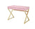 ACME Coleen Pink & Gold Finish Vanity Desk Model AC00896