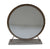 ACME Adao Faux Fur, Mirror, White & Champagne Finish Vanity Mirror Model AC00933
