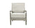 ACME Saraid Beige Linen & Gray Oak Finish Accent Chair Model AC01165