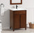 ACME Lelia Walnut Finish Sink Cabinet Model AC01174