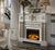 ACME Vendome Antique Pearl Finish Fireplace Model AC01313
